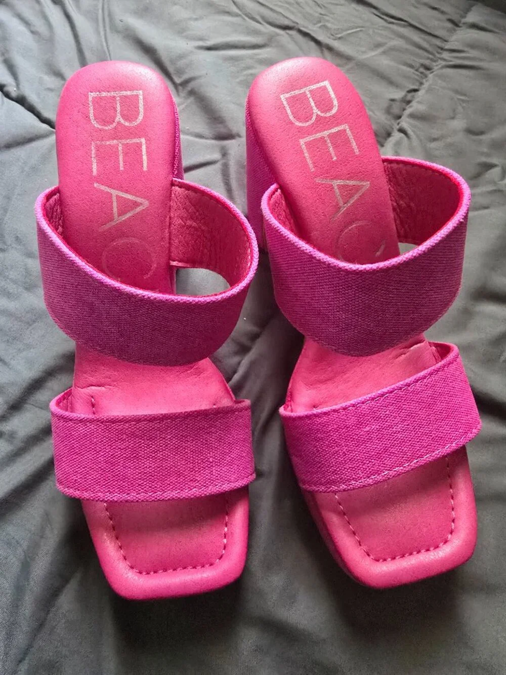 Beach by Matisse Gem Platform Sandals Magenta